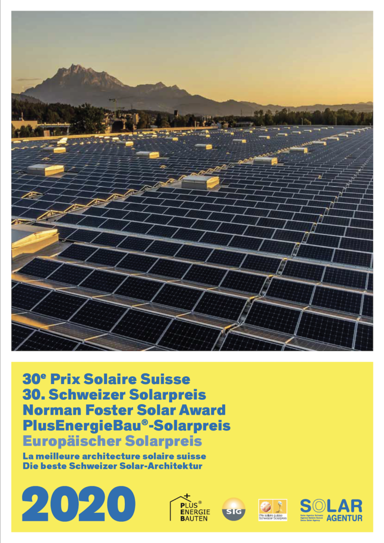 The 2020 Norman Foster Solar Awards (NFSA) at the 30th Swiss Solar